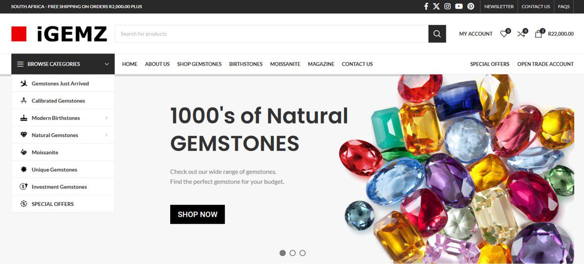 Discover Over 60 Species and Varieties of Fine Gemstones at iGemz Discover Over 60 Species and Varieties of Fine Gemstones at iGemz