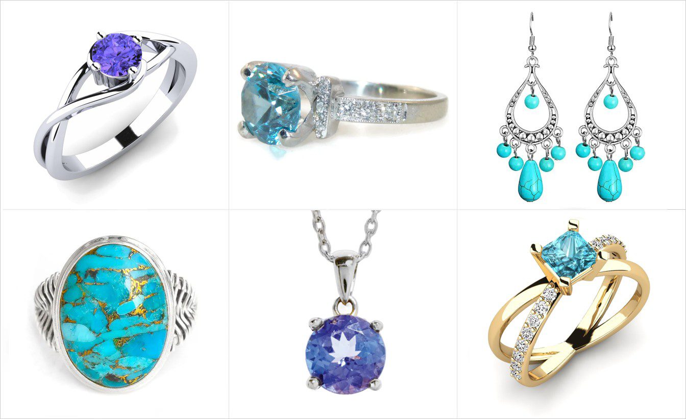 December Birthstones - Tanzanite, Zircon & Turquoise December Birthstones - Tanzanite, Zircon & Turquoise
