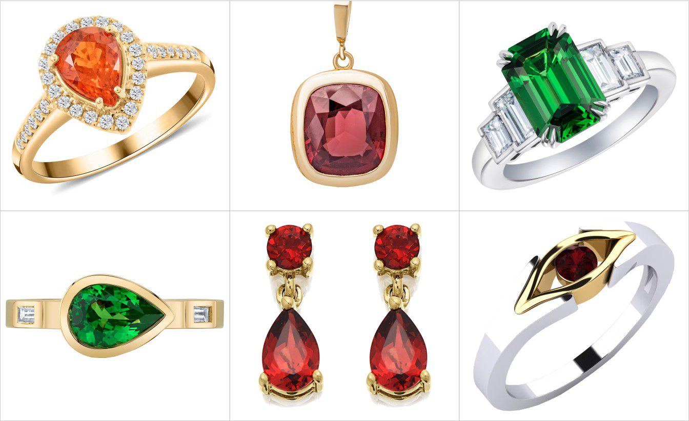 JANUARY BIRTHSTONES — GARNET JANUARY BIRTHSTONES — GARNET