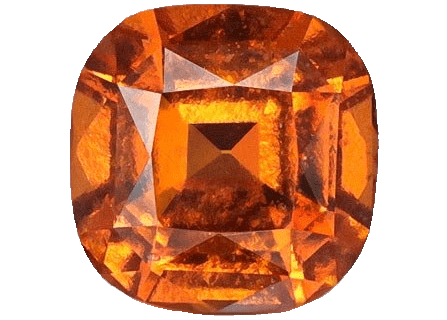Hessonite Garnet Buyers Guide 5 - faceted - cushion shape - madagascar Hessonite Garnet Buyer’s Guide – Properties, Treatments & Value Hessonite Garnet Buyers Guide 5 - faceted - cushion shape - madagascar