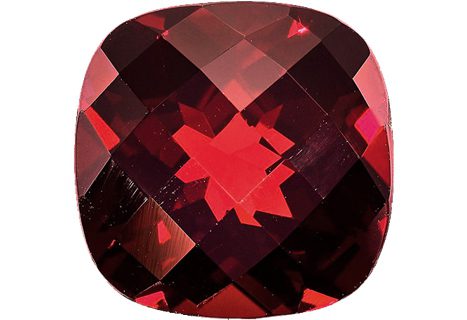 Garnet Buyers Guide 2 - red colour - cushion shape - sri lanka - faceted Garnet Buyer’s Guide – Properties, Treatments & Value Garnet Buyers Guide 2 - red colour - cushion shape - sri lanka - faceted