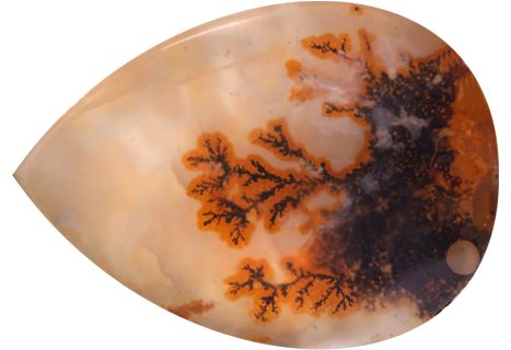 Dendritic Agate Buyers Guide 3 - pear shape - cabochon - madagascar Dendritic Agate Buyer’s Guide – Properties, Treatments & Value Dendritic Agate Buyers Guide 3 - pear shape - cabochon - madagascar