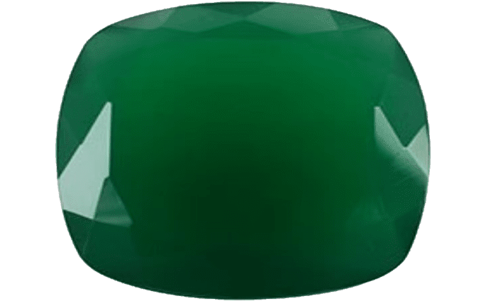 Onyx Buyers Guide 1 - green colour - faceted - cushion shape - brazil Onyx Buyer’s Guide – Properties, Treatments Onyx Buyers Guide 1 - green colour - faceted - cushion shape - brazil