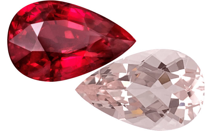 Ruby vs Morganite_1 Ruby vs Morganite: Vibrant Elite Red vs Pink Guide Ruby vs Morganite_1