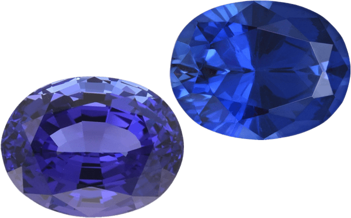Sapphire vs Tanzanite_1 Sapphire vs Tanzanite: Radiant Supreme Blue Comparison Sapphire vs Tanzanite_1
