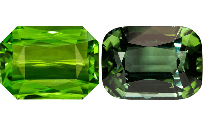 Peridot vs Tourmaline_1 Peridot vs Tourmaline: Radiant Elite Green Comparison Peridot vs Tourmaline_1