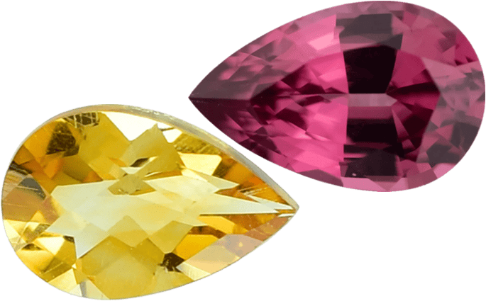 Spinel vs Citrine_1 Spinel vs Citrine: Luminous Master Colour Guide Spinel vs Citrine_1