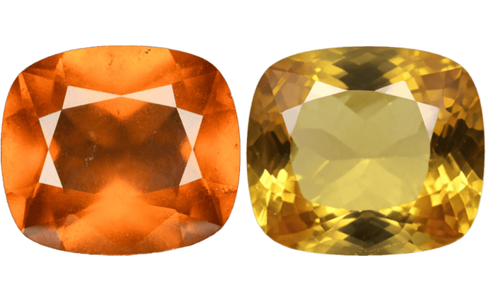 Hessonite Garnet vs Heliodor_1 Hessonite Garnet vs Heliodor: Dazzling Supreme Colour Guide Hessonite Garnet vs Heliodor_1