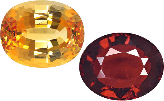 Topaz vs Hessonite Garnet_1 Topaz vs Hessonite Garnet: Luminous Elite Colour Guide Topaz vs Hessonite Garnet_1
