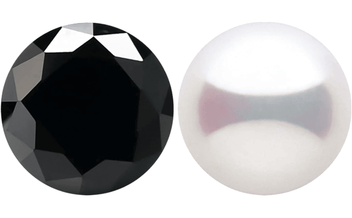Black Diamond vs Pearl_1 Black Diamond vs Pearl: Majestic Exceptional Gem Guide Black Diamond vs Pearl_1
