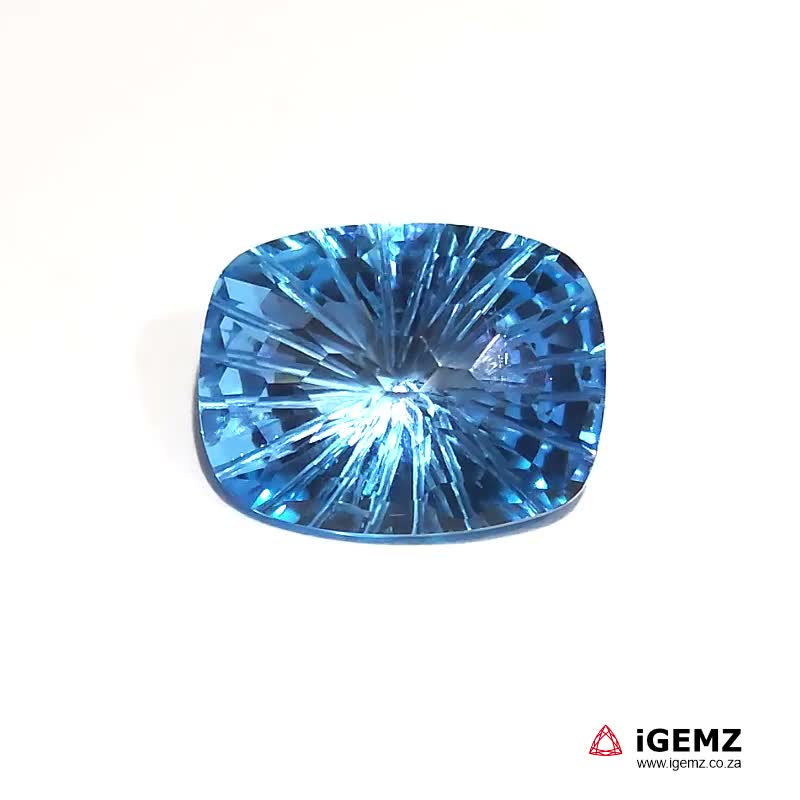 iGemz20368.1 35.3 ct Swiss Blue Topaz - iGemz20368