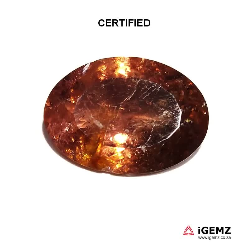iGemz20583.1 34.98 ct Peach Tourmaline - iGemz20583