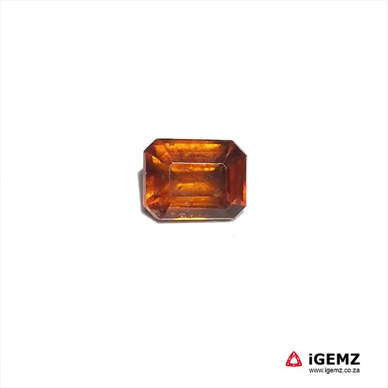 iGemz21012.1 6.48 ct Orange Garnet Hessonite - iGemz21012