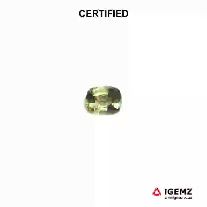 iGemz21027.1 1.15 ct Green Sapphire - CERTIFIED - iGemz21027