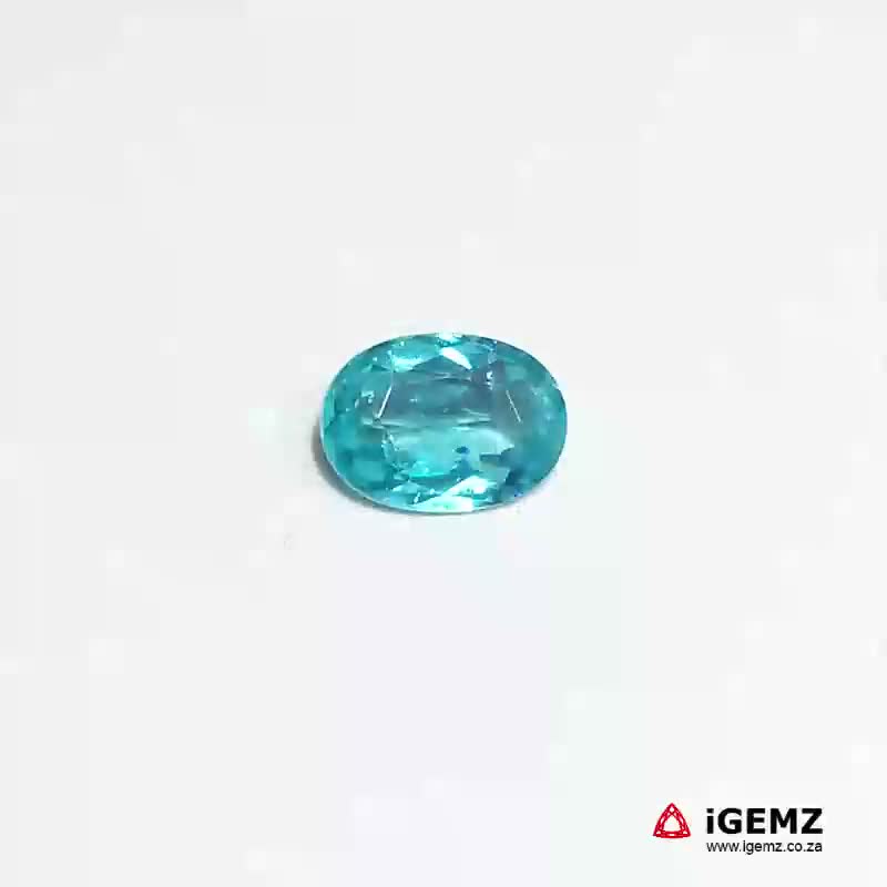 iGemz21032.1 1.26 ct Blue Apatite - iGemz21032