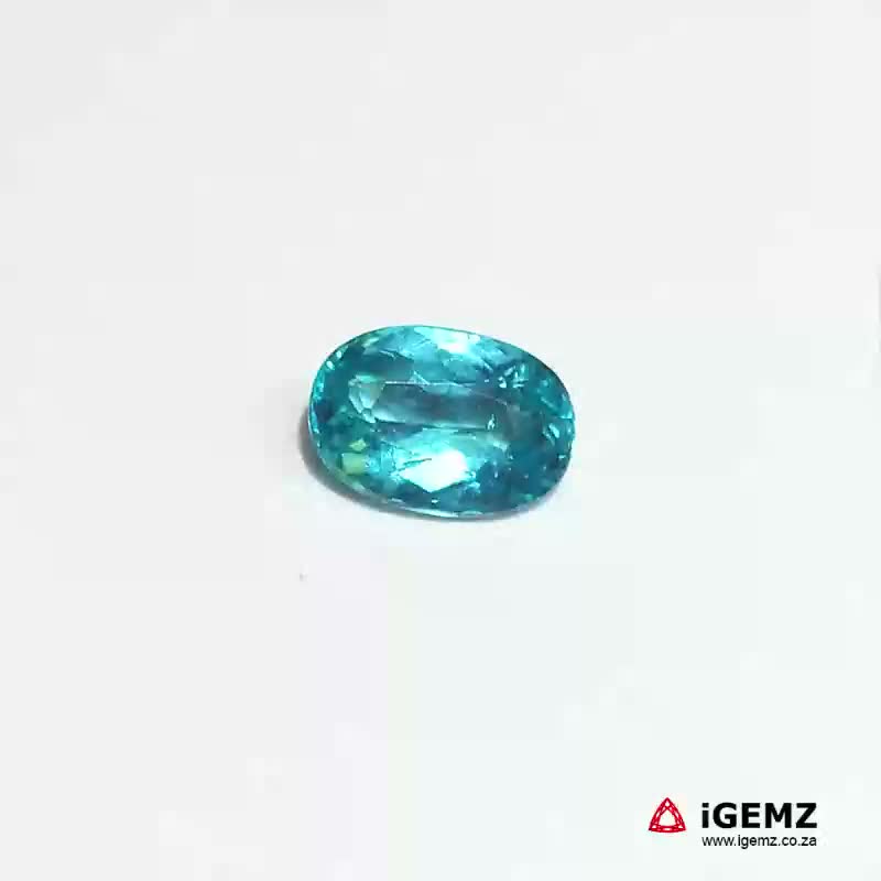 iGemz21034.1 1.75 ct Blue Apatite - iGemz21034