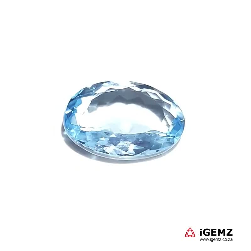 iGemz21153.1 12.78 ct Blue Topaz - iGemz21153