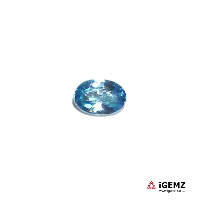 iGemz21158.1 1.24 ct Blue Zircon - iGemz21158