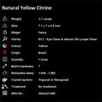 1.7 ct Yellow Citrine - iGemz21348