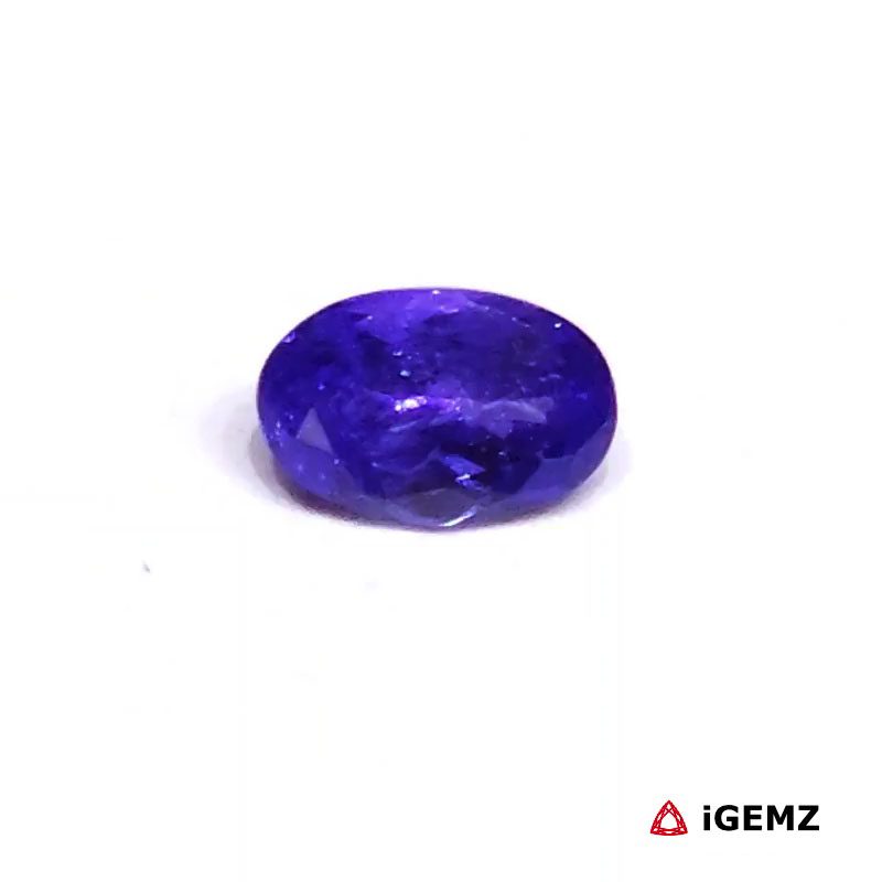 iGemz25112.1 1 ct Blue Tanzanite - iGemz25112