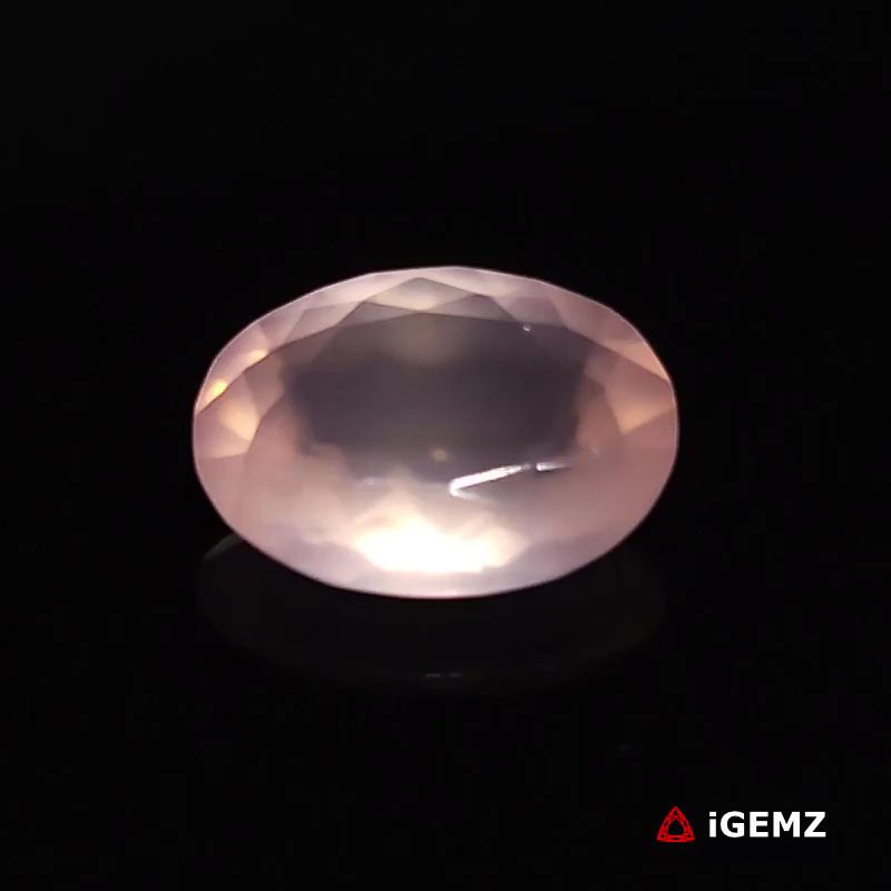 iGemz23835.1 10.5 ct Pink Quartz Rose - iGemz23835
