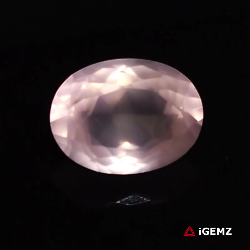 iGemz23836.1 19.3 ct Pink Quartz Rose - iGemz23836