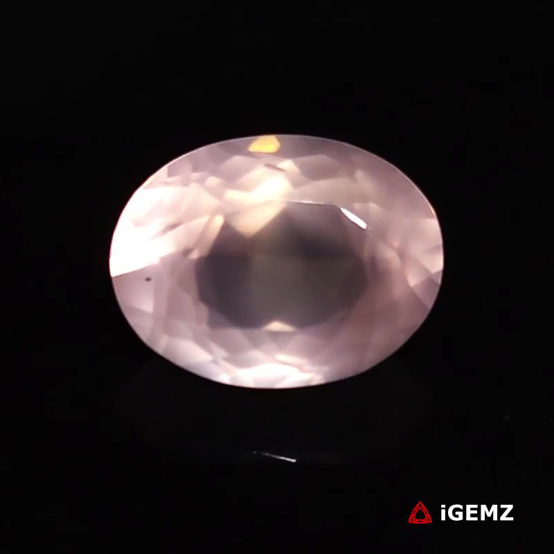 iGemz23839.1 18.8 ct Pink Quartz Rose - iGemz23839