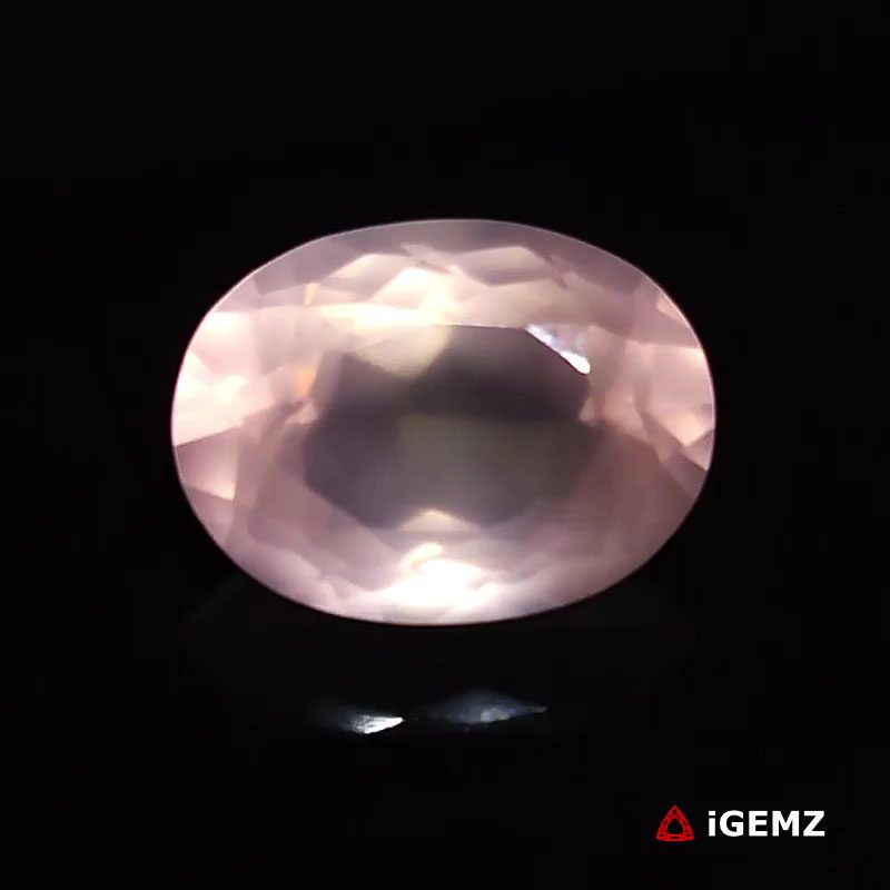 iGemz23841.1 18.7 ct Pink Quartz Rose - iGemz23841