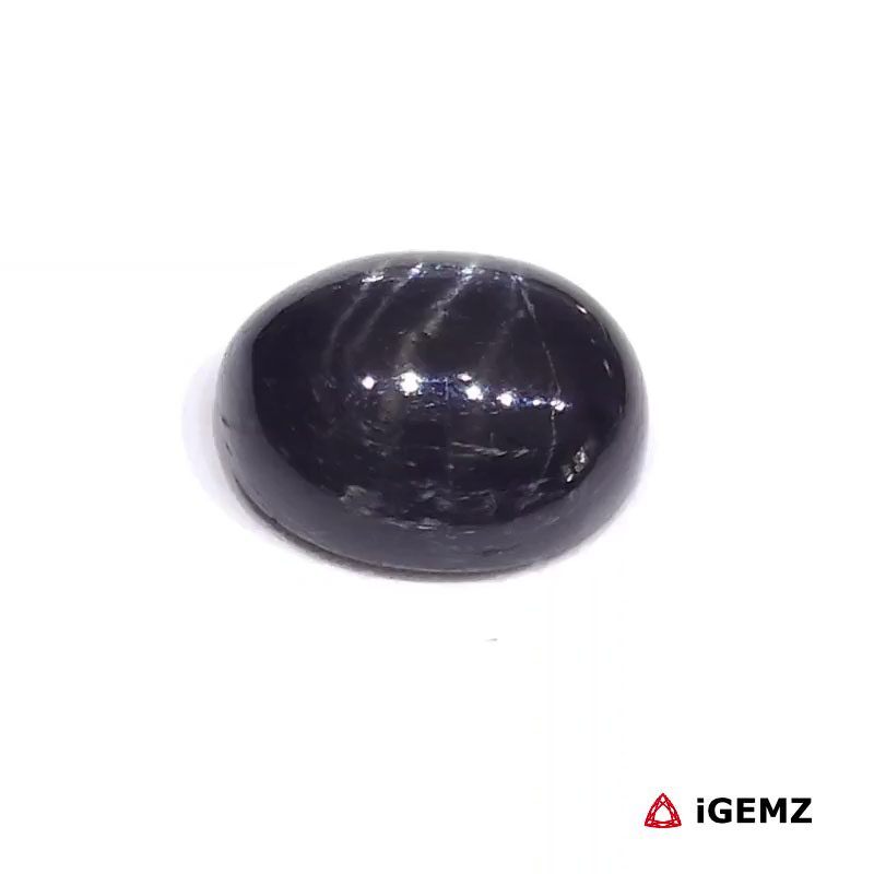 iGemz23870.1 5.89 ct Black Star Diopside - iGemz23870