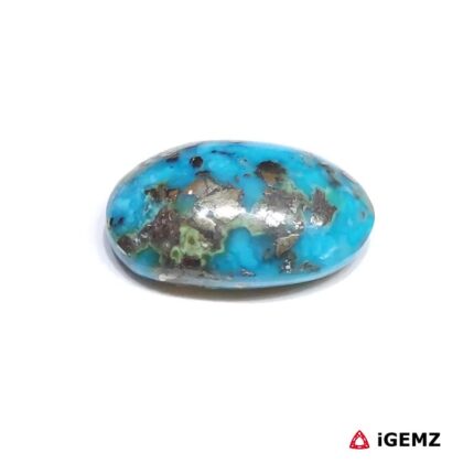 13.6 ct Persian Turquoise with Pyrite - iGemz32571