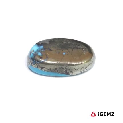 14.7 ct Persian Turquoise with Pyrite - iGemz32575