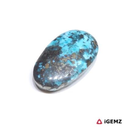 15.8 ct Persian Turquoise with Pyrite - iGemz32579