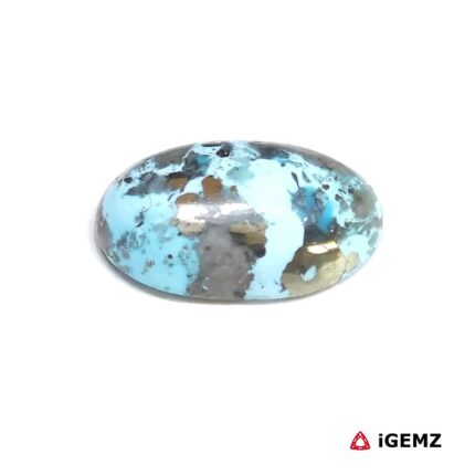 14.5 ct Persian Turquoise with Pyrite - iGemz32586