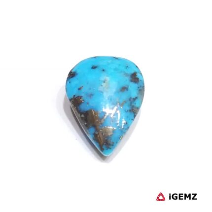 11.8 ct Persian Turquoise with Pyrite - iGemz32597