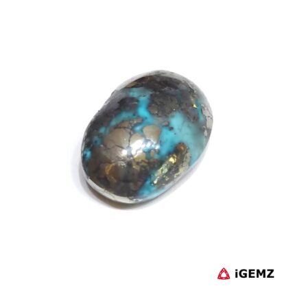 20 ct Persian Turquoise with Pyrite - iGemz32605