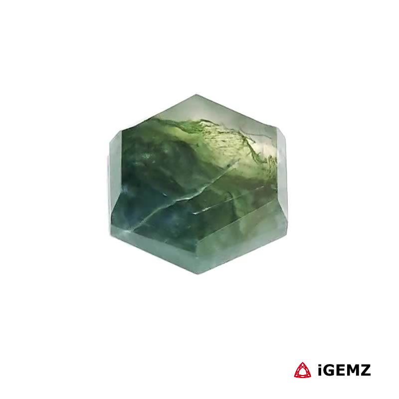 iGemz24256.1 4.25 ct Green Moss Agate - iGemz24256