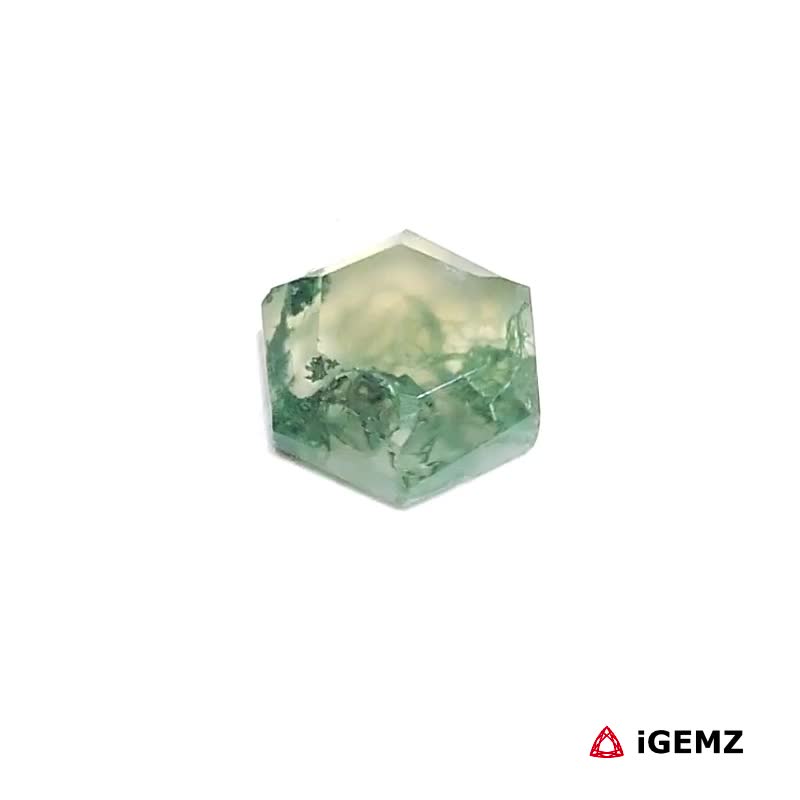 iGemz24365.1 2.1 ct Green Moss Agate - iGemz24365