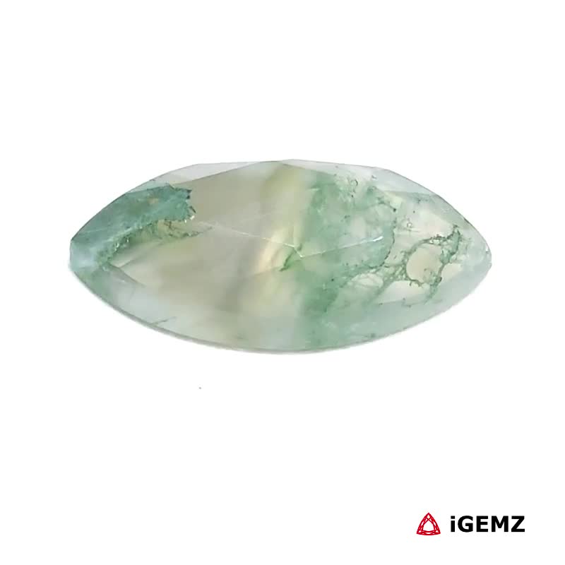 iGemz24393.1 5.49 ct Green Moss Agate - iGemz24393