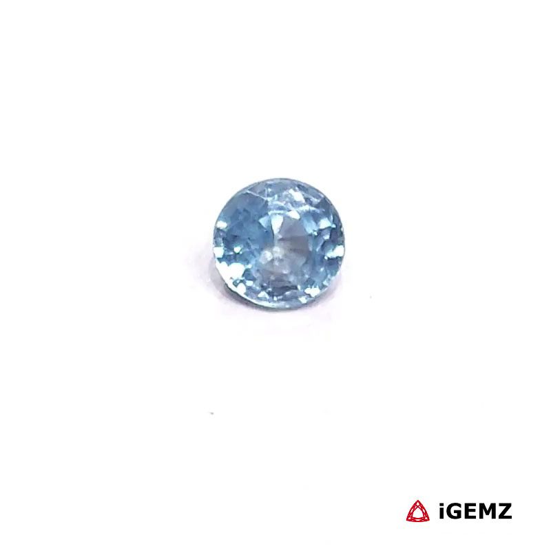 iGemz26266.1 0.8 ct Blue Zircon - iGemz26266