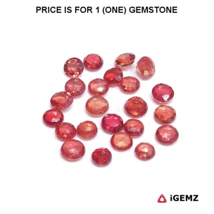 0.095 ct Orange Sapphire - iGemz31064