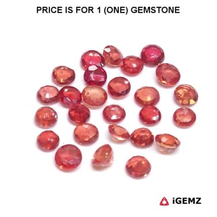 0.14 ct Orange Sapphire - iGemz31066