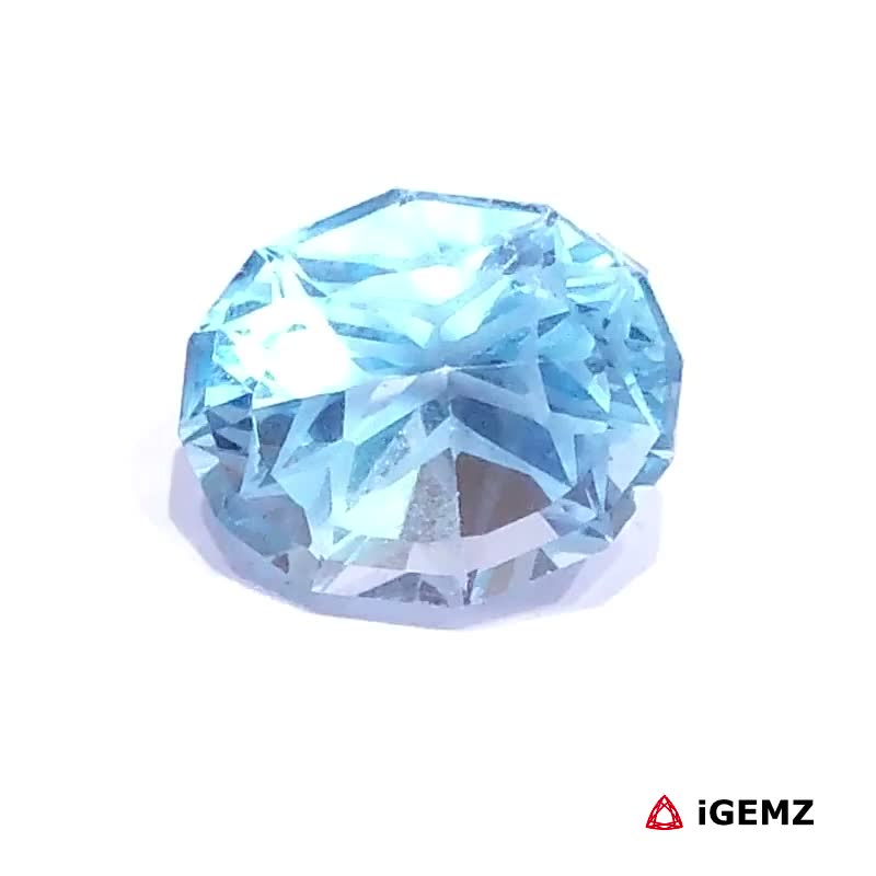 iGemz20290.1 7.96 ct Swiss Blue Topaz - iGemz20290