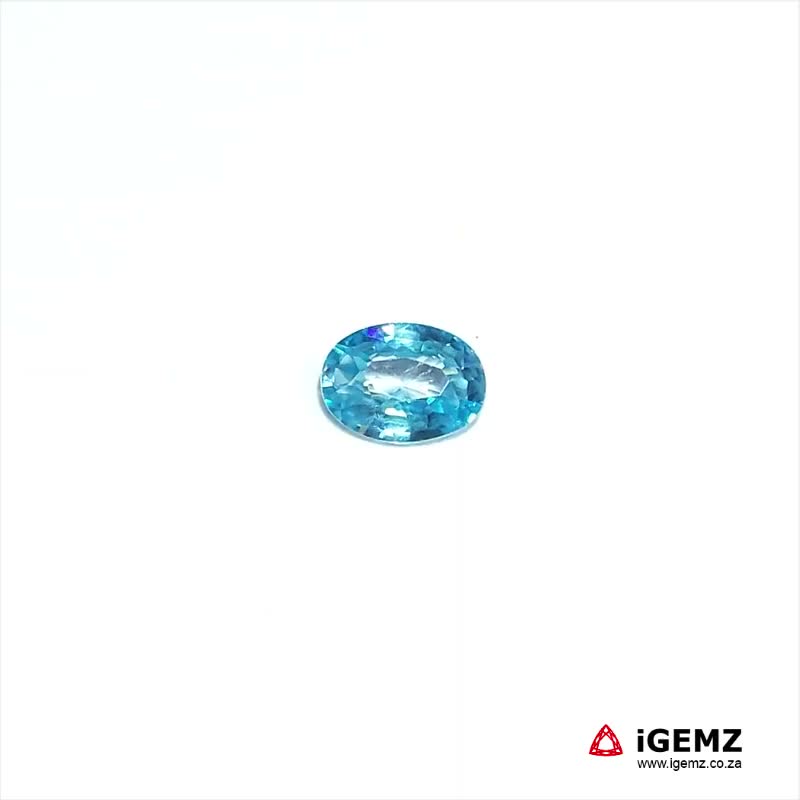 iGemz20329.1 1.56 ct Blue Zircon - iGemz20329