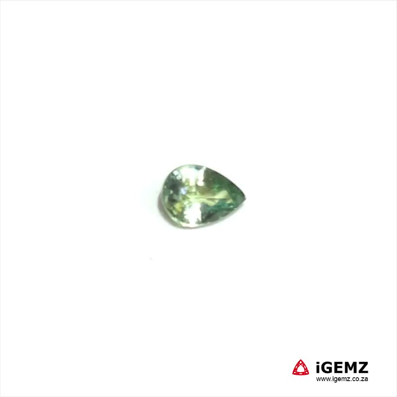iGemz20328.1 0.72 ct Parti Green Sapphire - iGemz20328