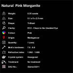 Natural Pink Morganite 0.35 ct Loose Gemstone | iGemz33211 gemstone for sale at igemz.co.za
