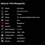 Natural Pink Morganite 0.65 ct Loose Gemstone | iGemz33232 gemstone for sale at igemz.co.za
