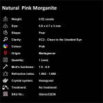 Natural Pink Morganite 0.52 ct Loose Gemstone | iGemz33236 gemstone for sale at igemz.co.za