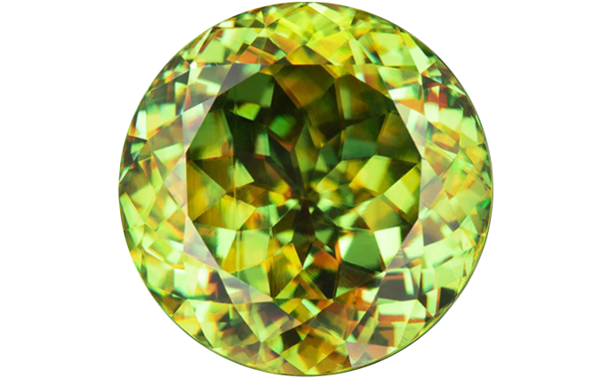 Sphene Buyers Guide 1 - titanite - green colour - round shape - sri lanka - faceted Sphene Buyer’s Guide – Properties, Treatments & Value Sphene Buyers Guide 1 - titanite - green colour - round shape - sri lanka - faceted