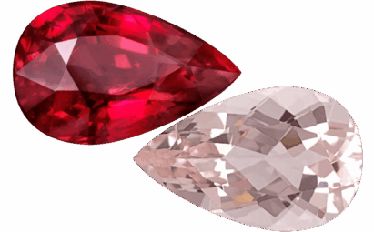 Ruby vs Morganite_1 Ruby vs Morganite: Vibrant Elite Red vs Pink Guide Ruby vs Morganite_1