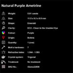 5.91 ct Purple Ametrine - iGemz22936